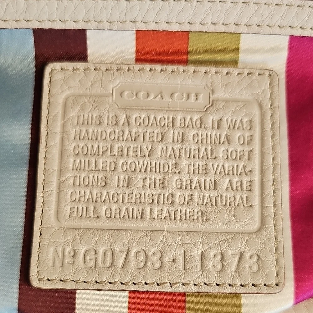 Coach 2007 65th Anniversary Bleecker Legacy Thompson Satchel EUC